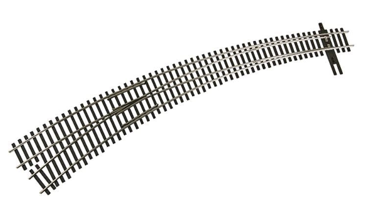 Walthers 948-894 HO Code 83 Nickel Silver #7 Left Hand Switch Turnout