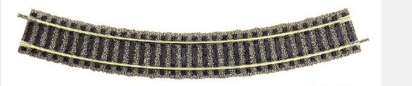 Fleischmann 6120 HO R1 Profi-Gleis Curved Track Section