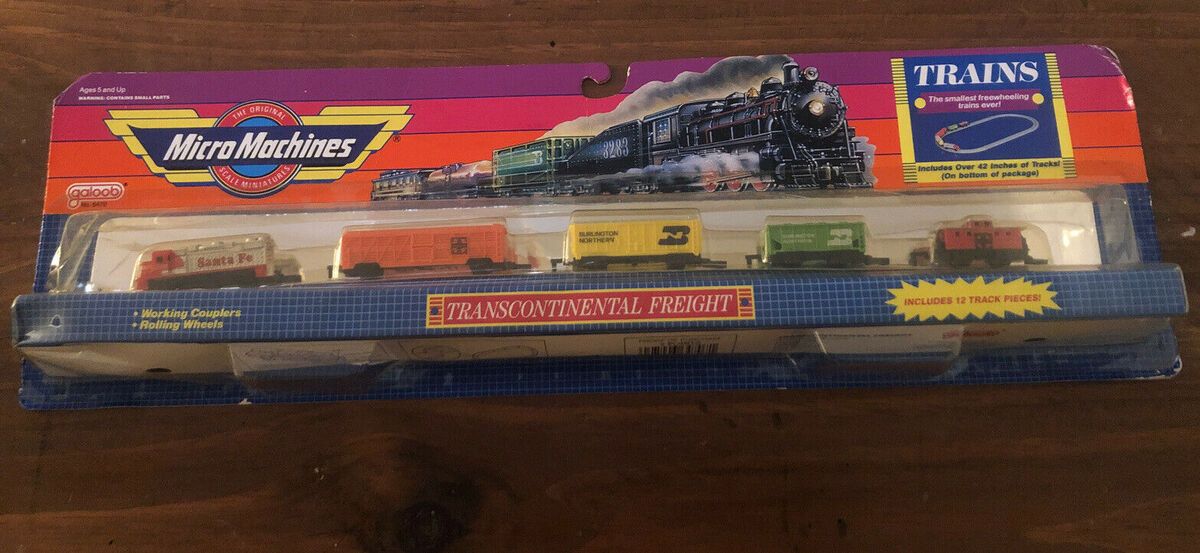 Galoob Micro Machines 6470 Transcontinental Freight Train Set