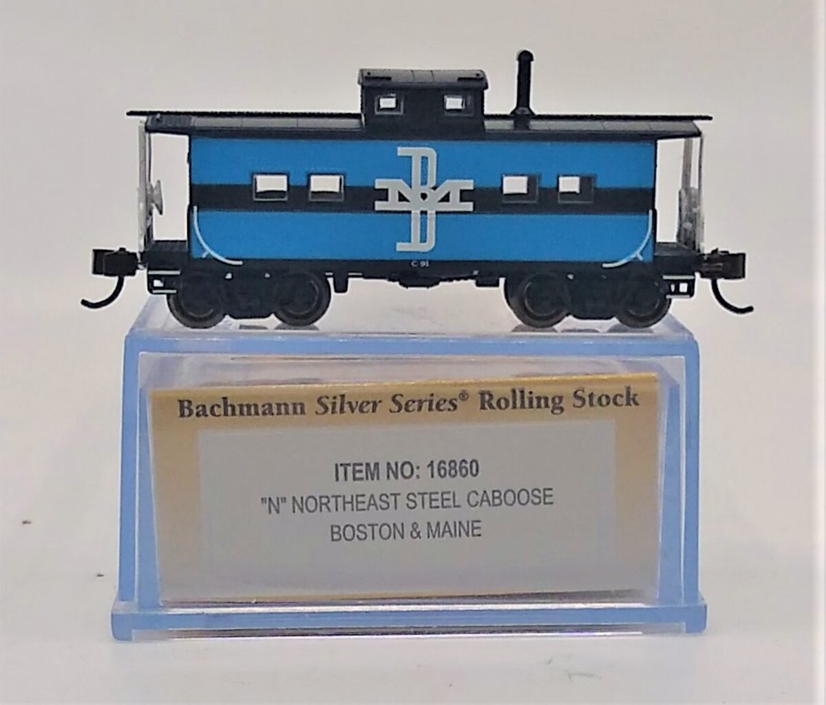 Bachmann 16860 N Boston & Maine Northeast-Style Steel Cupola Caboose