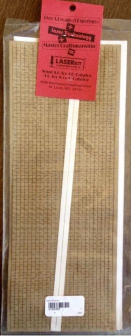 American Model Builders 335 HO Laser Art Shake Shingle AMB Kit (Pack of 2)