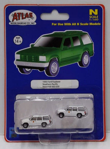 Atlas 60000059 N White Southern Pacific 1993 Ford Explorer