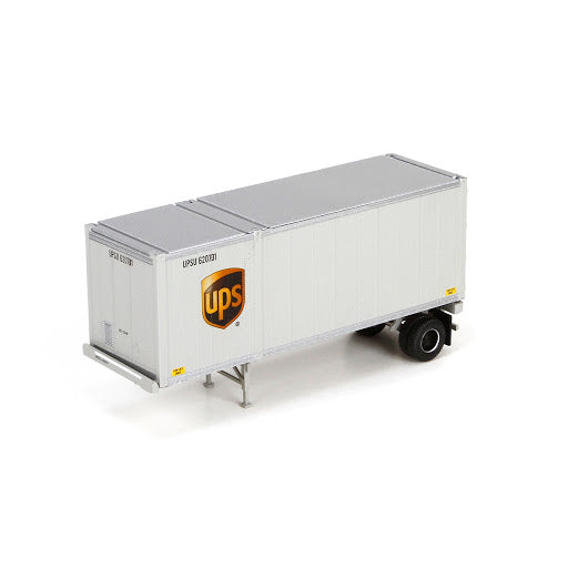 Athearn 29432 HO UPS 28' Container & Chassis #620612