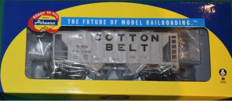Athearn 94438 HO Cotton Belt SSW RTR PS-2 2003 Covered Hopper # 77130