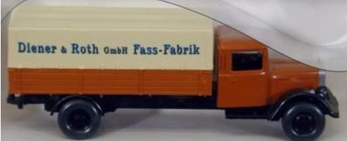 Wiking 842 03 24 HO Diener & Roth Mercedes-Benz L 2500 Pritschen LKW