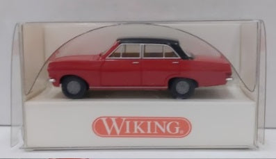 Wiking 84701 HO Red and Black Opel Rekord A