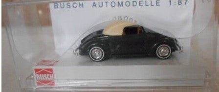 Busch 46706 HO Volkswagen Hebmuller Dark Green Cabrio Convertible