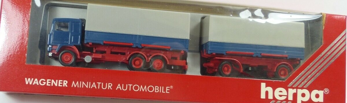 Herpa 839041 HO 1:87 Volvo Double-Bottom Van