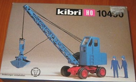 Kibri 10490 HO Mobile Crane W/High Level Kit