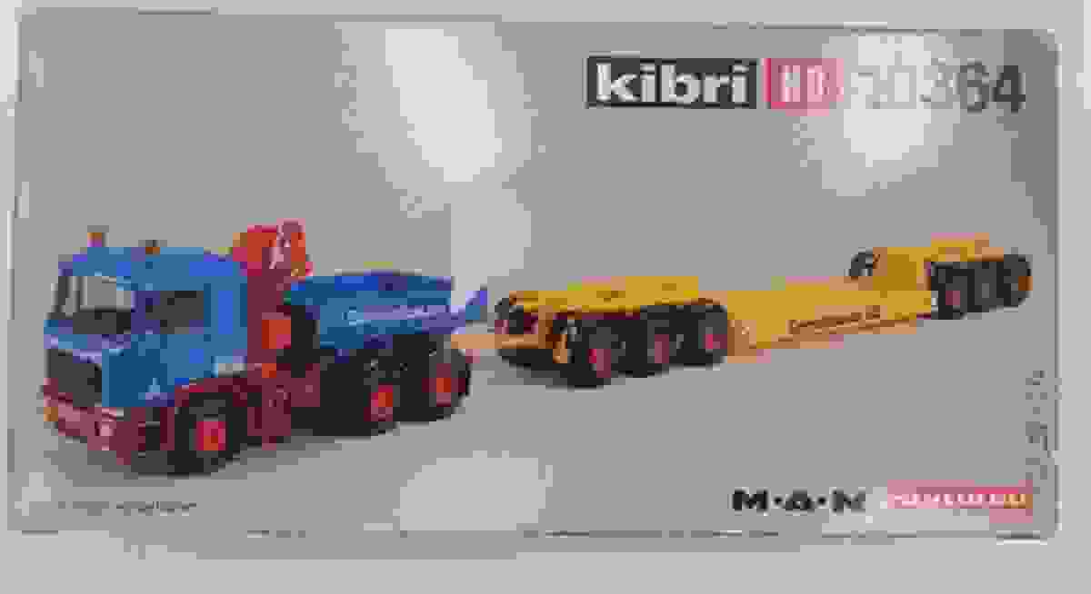 Kibri 10364 HO MAN Tow Truck and Trailer Kit