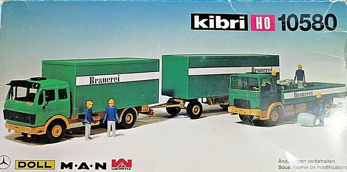 Kibri 10580 1:87 Mercedes-Benz 1632/48 brewery Set Kit
