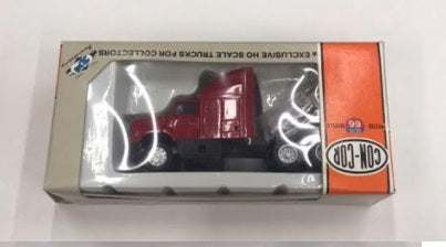 Con-Cor 651000 1:87 Red Ford Aeromaz Tractor w/Sleeper