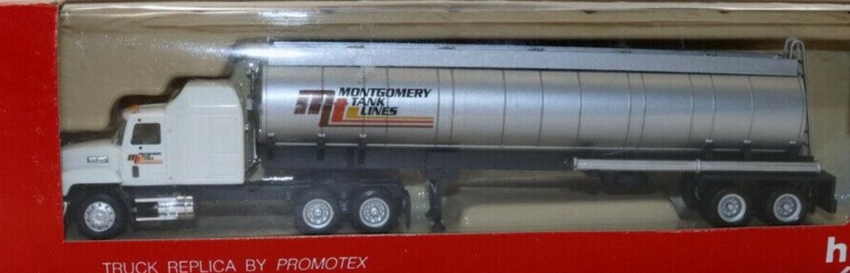 Herpa 6150 HO Montgomery Tank Lines Tractor W/Trailer