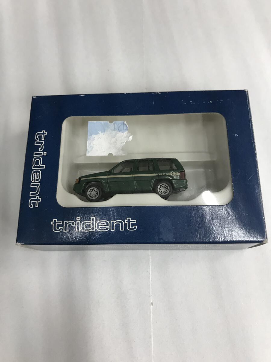 Trident Miniatures 90145 1:87 Green Jeep Forest Service