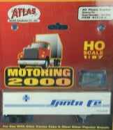 Atlas 1214-2 HO Santa Fe 45' Pines Trailer #251945