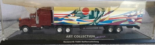 Herpa 45124 1:87 Kenworth T-600 "Amerika" Tractor Trailer