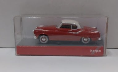Herpa 24656 HO Red with Cream Roof Borgward Isabella