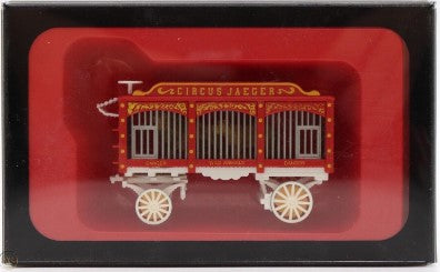 Preiser 22108 HO Circus Jaeger 3 Arch Cage Wagon