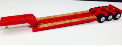 Herpa 5444 1:87 Red Triple Axle TnS Equipmnt Float