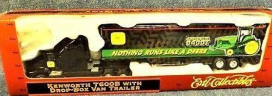Ertl 5457 1:87 Kenworth T600-B w/Van Trailer