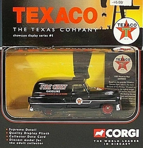 Corgi CS90003 1953 Pontiac Van Texaco Fire Chief Gasoline Car