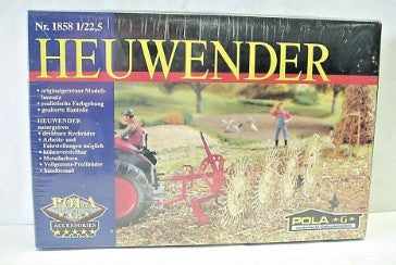 Pola 1858 G Scale Hay Tedder/Rake Farm Hay Making Machine Building Kit