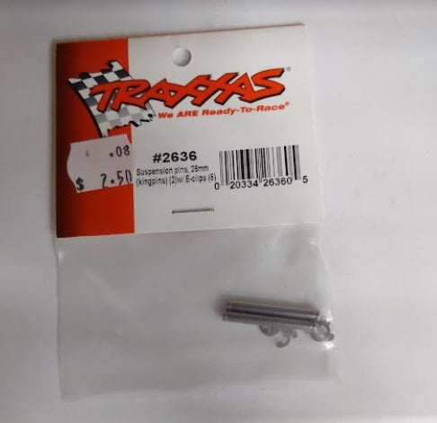 Traxxas 2636 26mm Chrome Suspension Pins: Universal