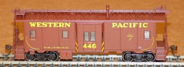 Athearn 74795 HO Scale Western Pacific Bay Window Caboose #446