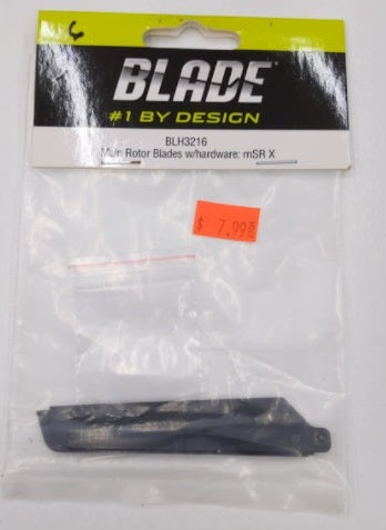 Blade 3216 Main Rotor Blades with Hardware: MSRX
