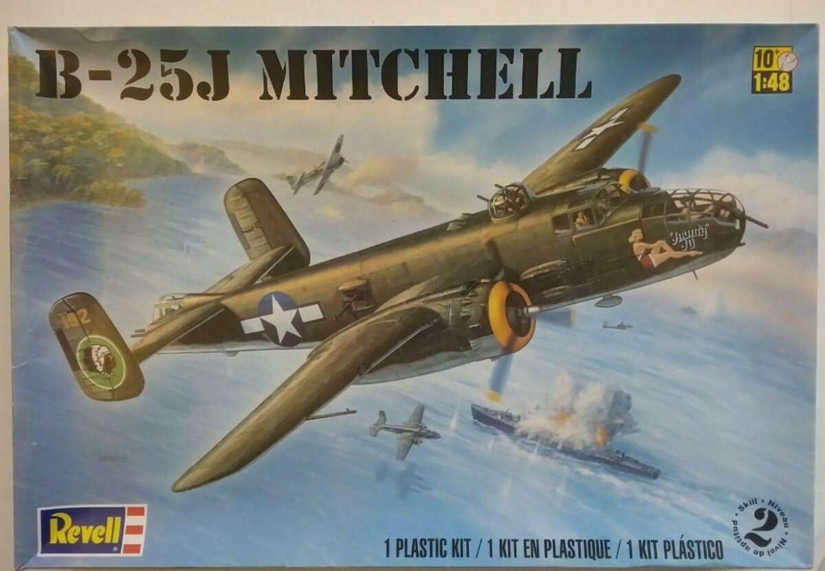 Revell 85-5512 1:48 Scale North American B-25J Mitchell Plane Model Kit