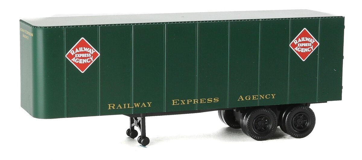Walthers 949-2371 32' Trailer 2-Pack Railway Express Agency