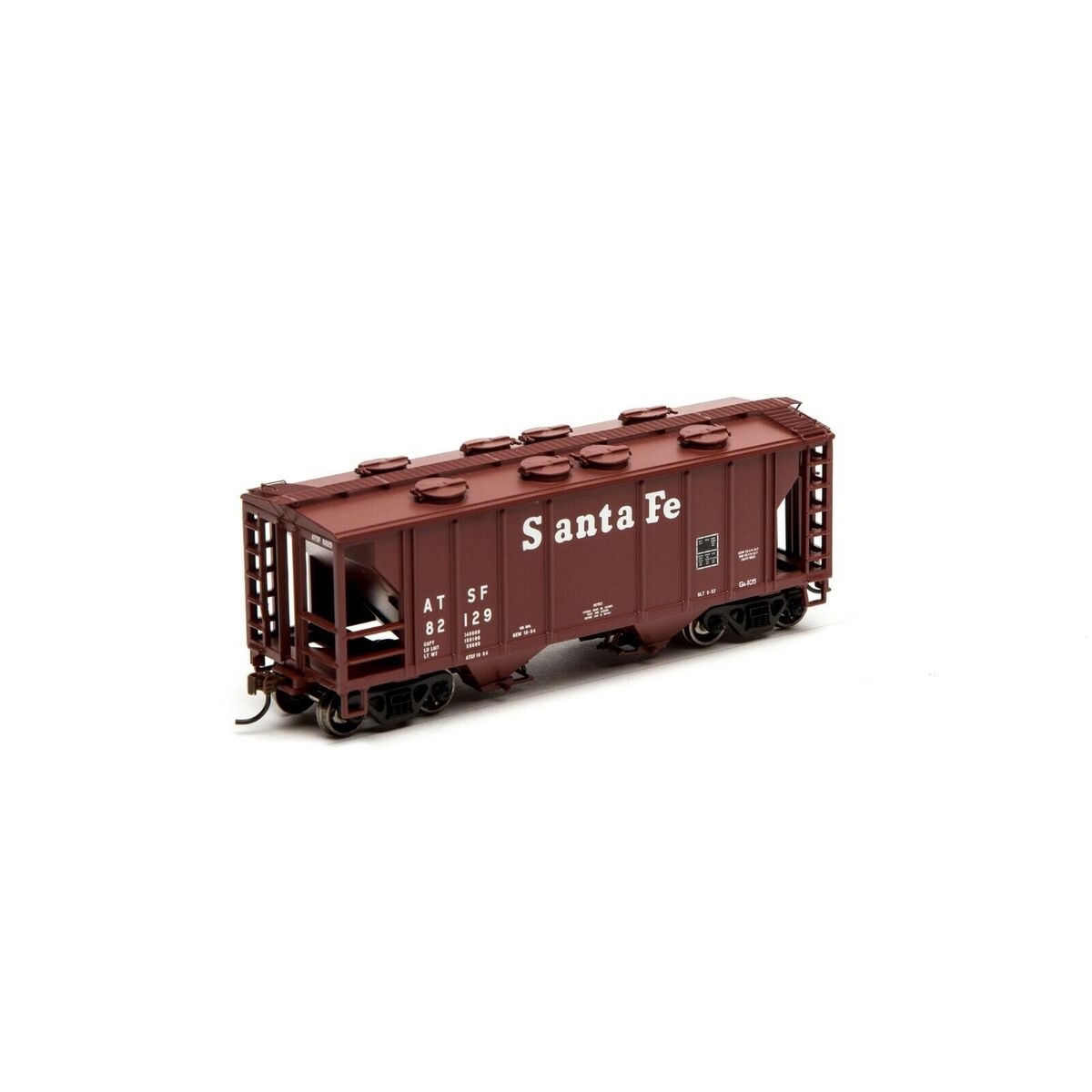 Roundhouse 96150 HO Santa Fe PS-2 2003 2-Bay Covered Hopper Car #82129
