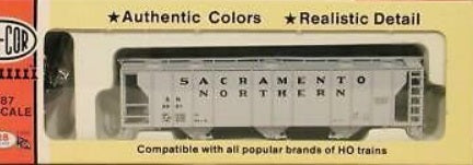 Con-Cor 5001 HO Sacramento Northern PS-2 Hopper Car # 5001 Kit