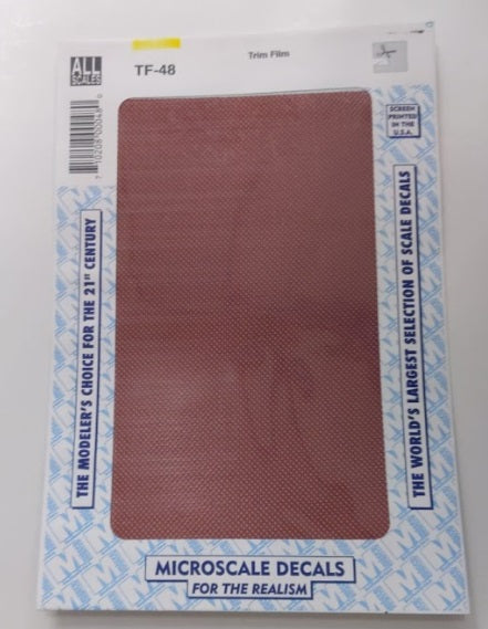 Microscale TF-48 Metallic Red Stitched Kev Fiber Trim Film