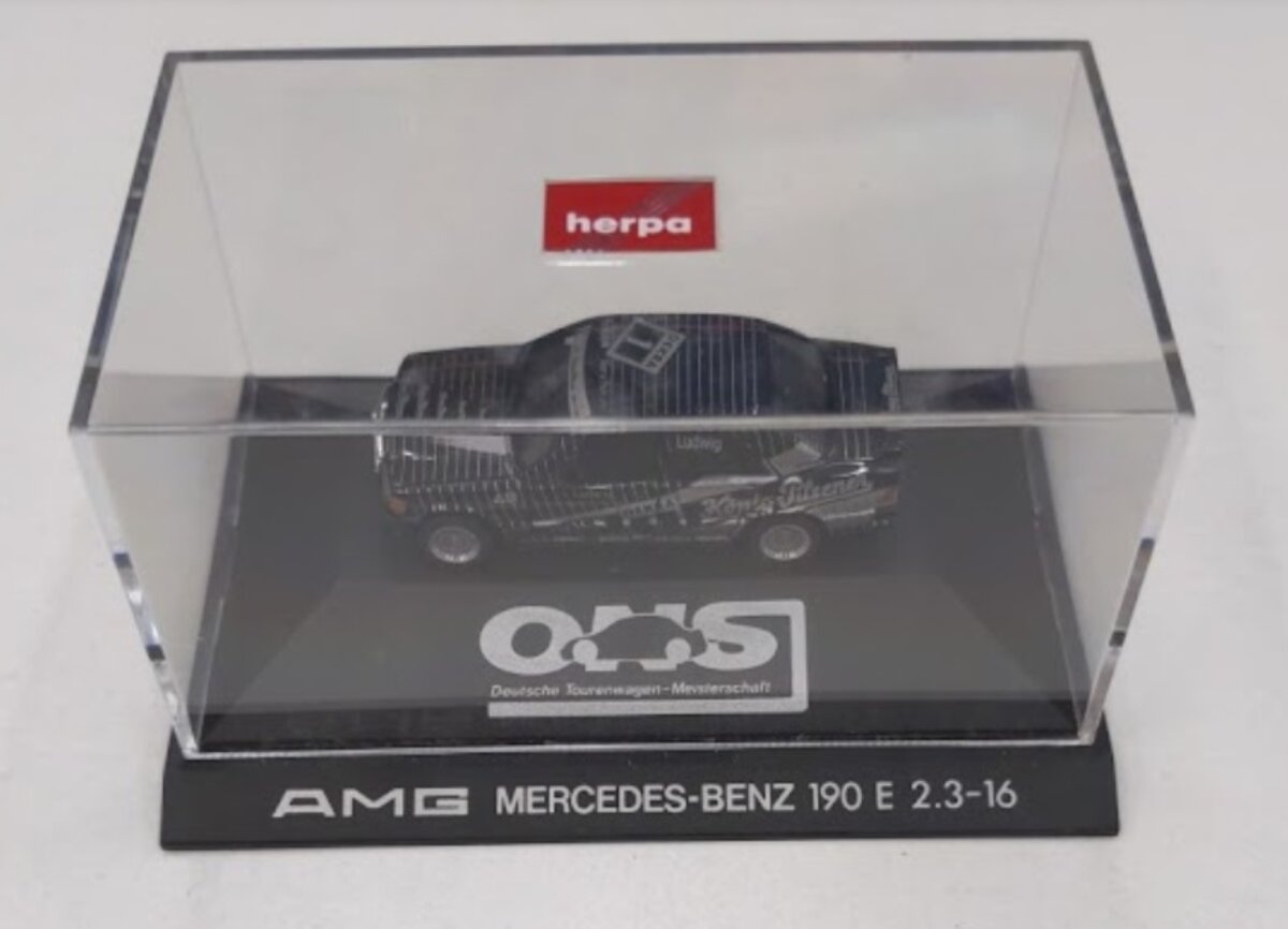 Herpa 3511 HO #1 Ludwig AMG Mercedes-Benz 190 E 2.3-16 #1 Race Car