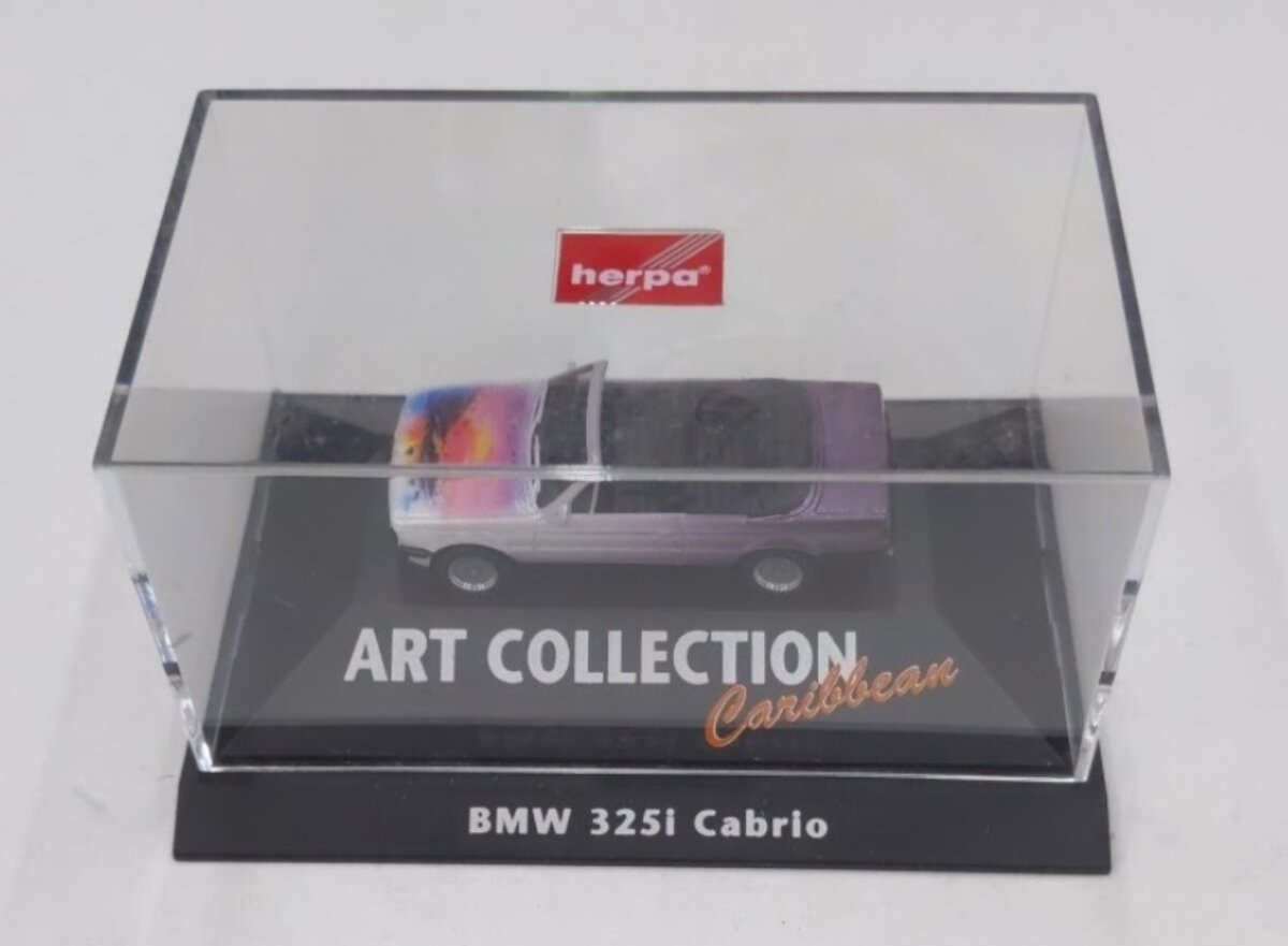 Herpa 045001 HO Art Collection - BMW 325i Cabrio "Caribbean