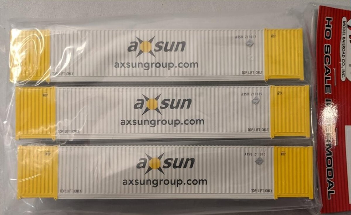 Atlas 20005949 Ho 53' Cimc Container AX SUN Set #1 (Pack of 3)
