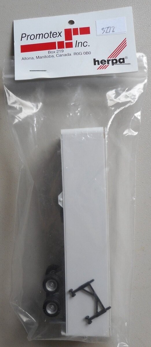 Promotex 5272 HO Herpa 40' Semi Trailer 2-Axle Dry Van