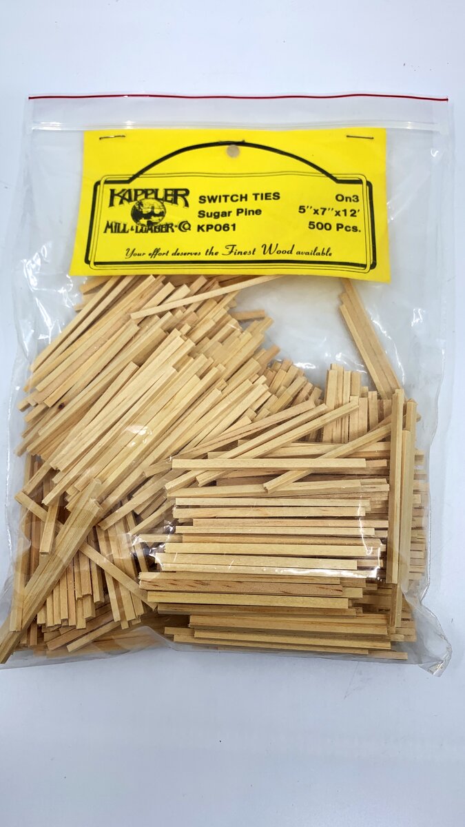 Kappler KP061 On3 Sugar Pine Switch Ties 5" x 7" x 12' (Pack of 500)