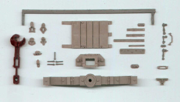 Grandt Line 3001 O Denver & Rio Grande Western Boxcar Hardware Kit