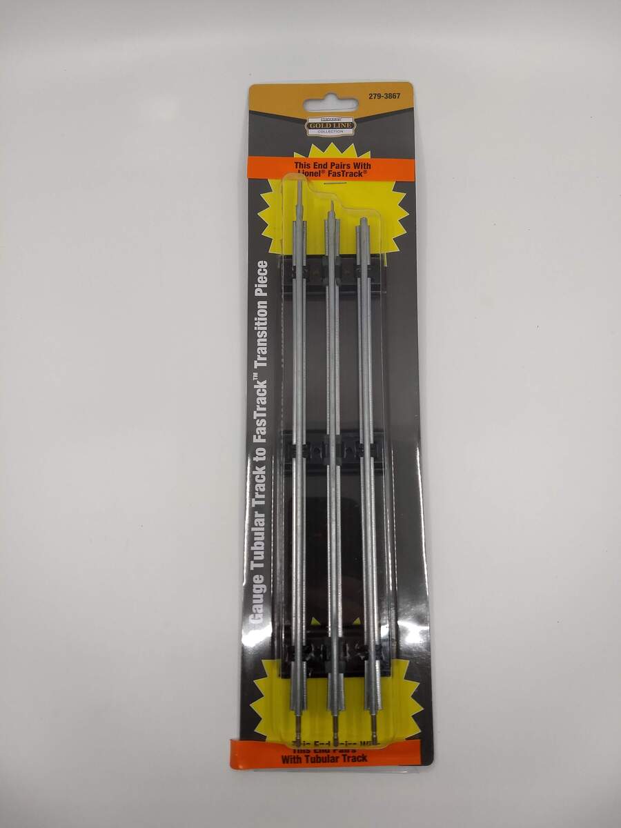 Menards 279-3867 O Gauge Tubular Track to FasTrack Transition Piece