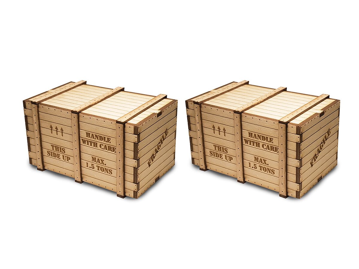 Bachmann 39112 O Machinery Crates Kit (Pack of 2)