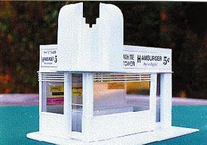 Twin Whistle Sign & Kit Co. 511 O Scale The White Tower Restaurant Kit