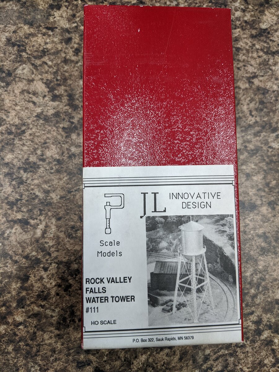 JL Innovative Design 111 HO Rock Valley Falls Water Tower Kit