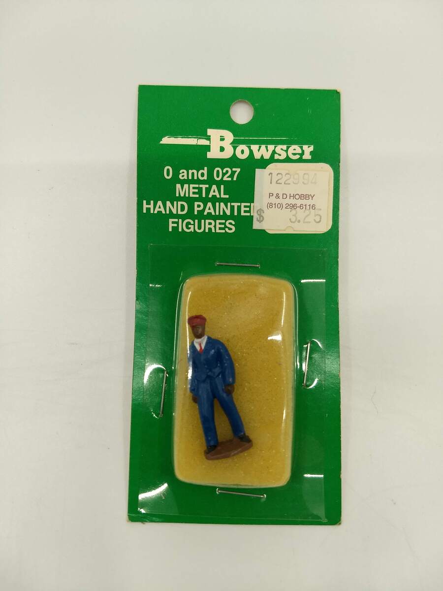Bowser 013725 O Metal Hand Painted Figures - Red Cap Walking