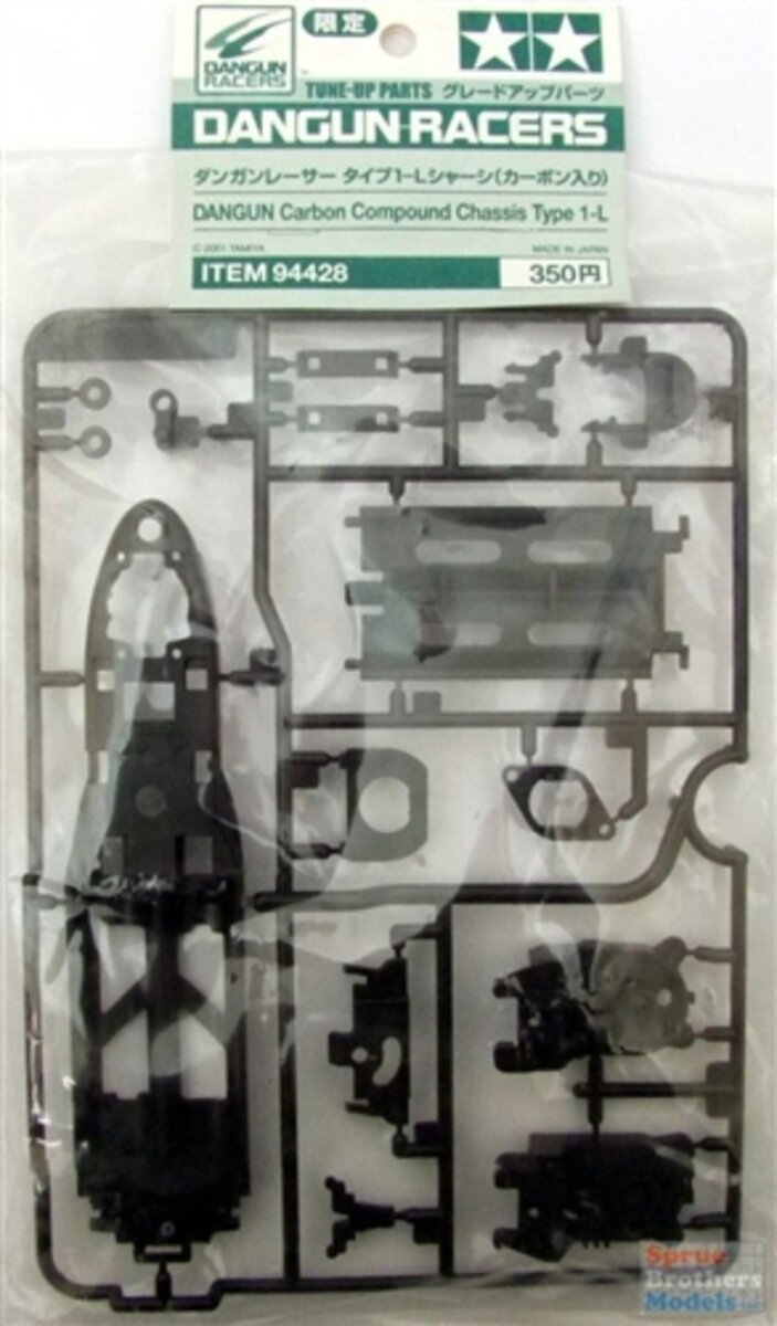 Tamiya 94428 DangunRacers Tune-Up Parts Carbon Compound Chassis Type 1-L