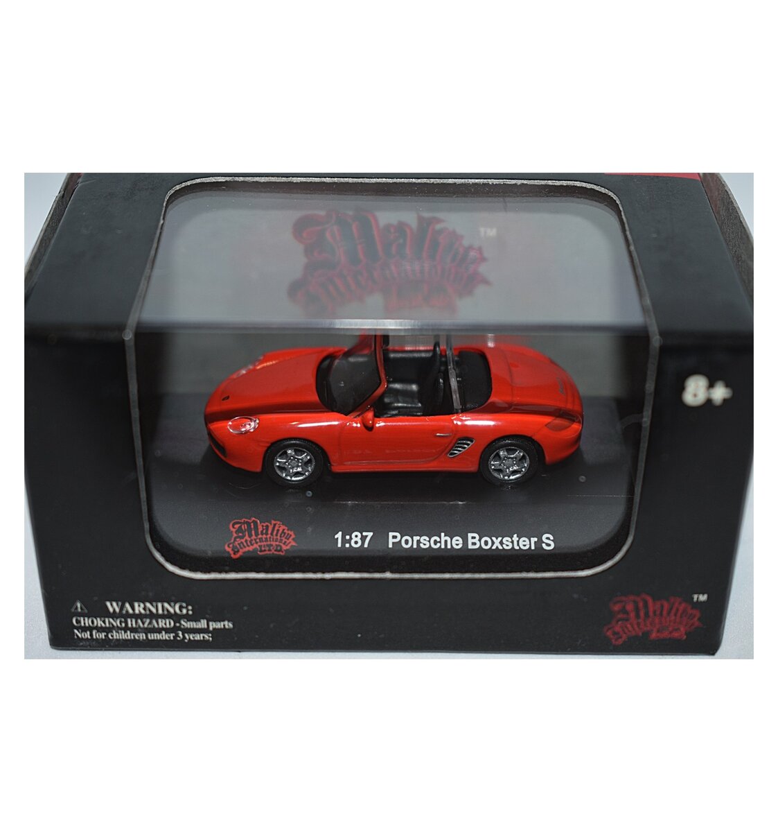 Malibu International 00100 HO Red Convertiable Porsche Boxster S