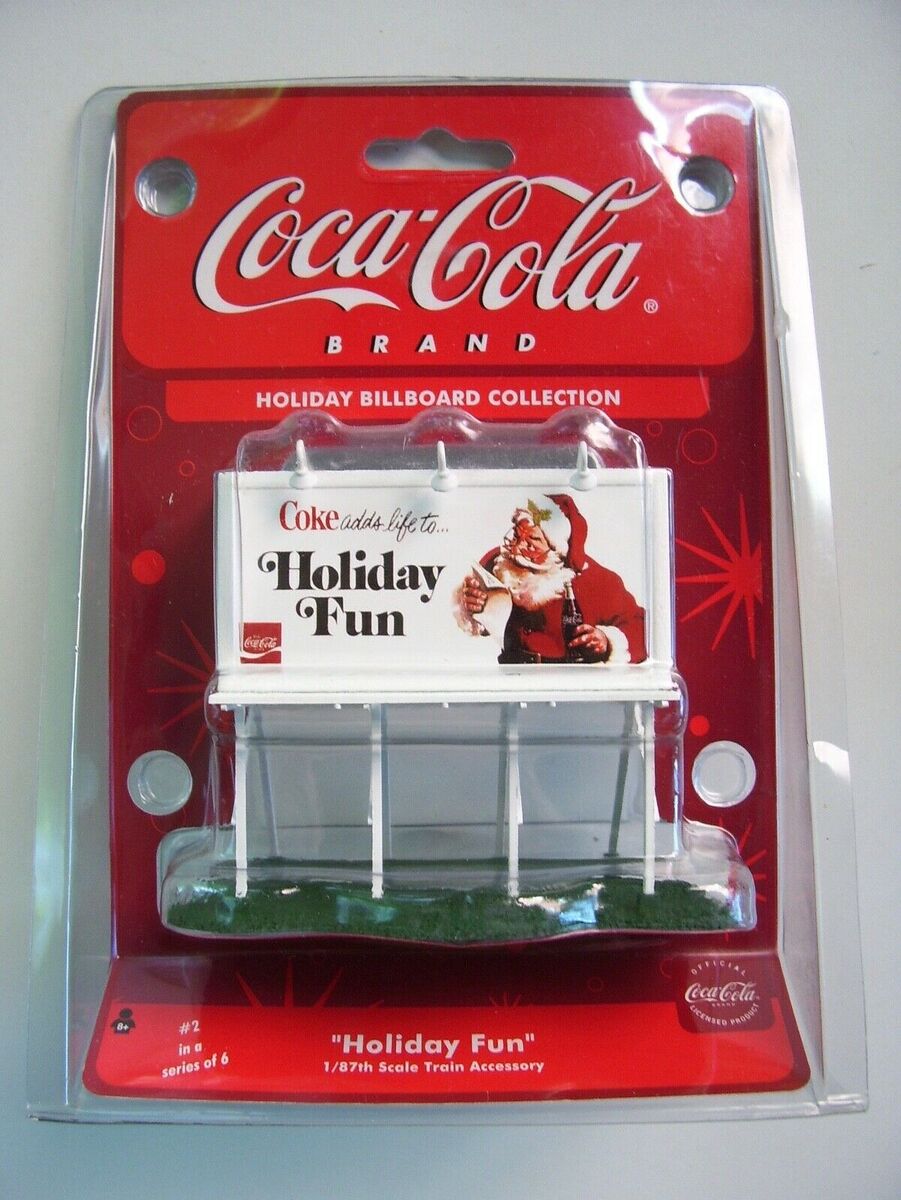 Athearn 8263 HO Holiday Fun Coca-Cola Holiday Billboard Collection