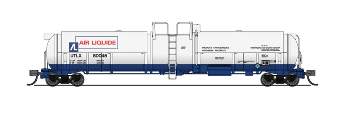 Broadway Limited 3822 N Air Liquide Cryogenic Tank Car (Set of 2)