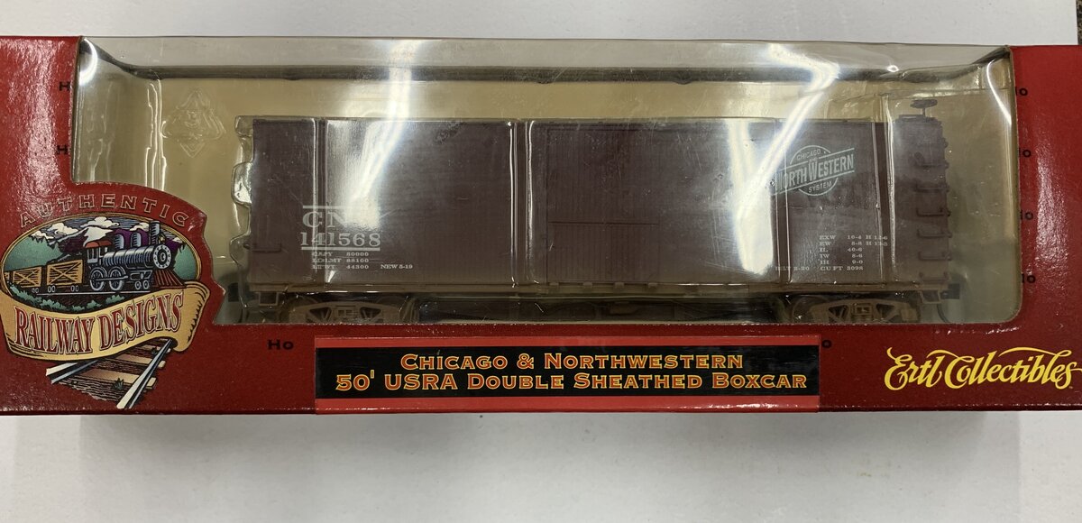 Ertl 4991 HO Scale Chicago & Northwestern 50' USRA Double Sheathed Boxcar